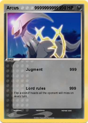 Pokemon Arcus             99999999999