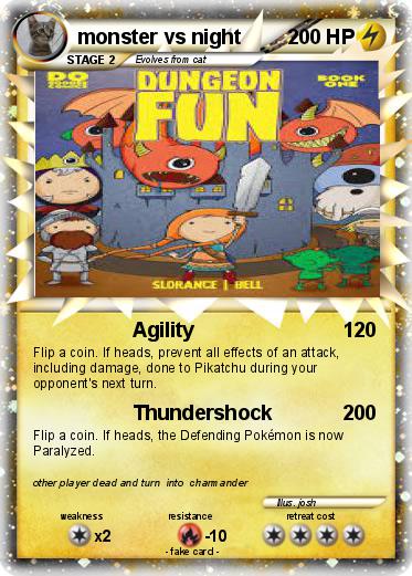 Pokemon monster vs night