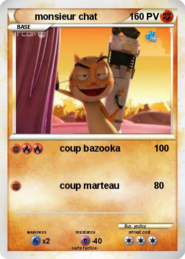 Pokemon monsieur chat