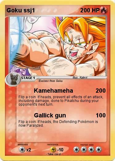 Pokemon Goku ssj1