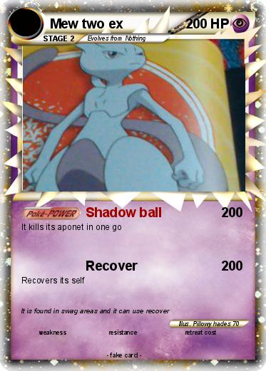 Pokemon Mew two ex