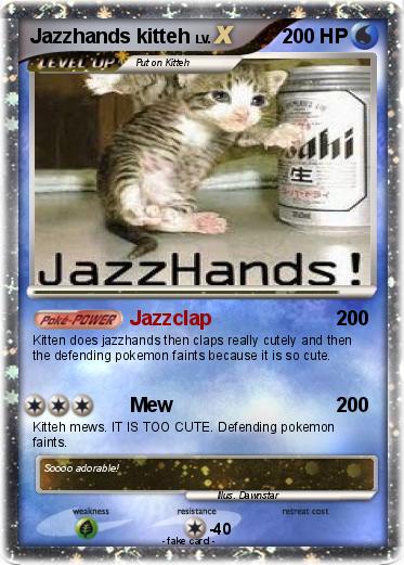 Pokemon Jazzhands kitteh