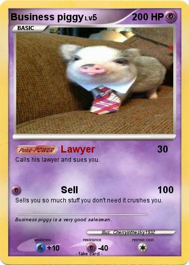 Pokemon Business piggy