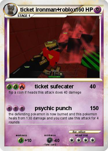 Pokemon ticket ironman+roblox
