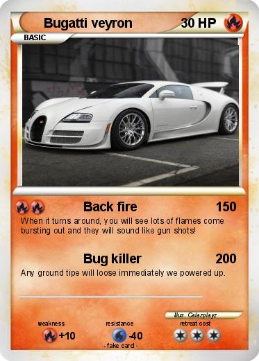 Pokemon Bugatti veyron