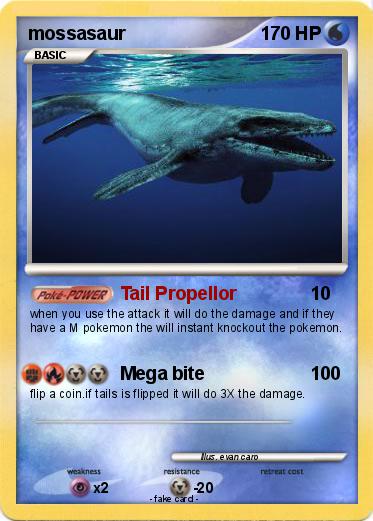 Pokemon mossasaur