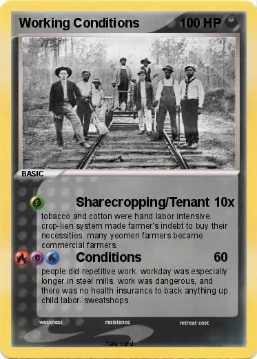 Pokemon Working Conditions