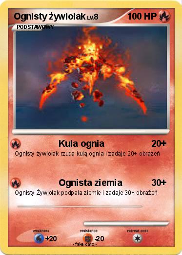 Pokemon Ognisty żywiołak