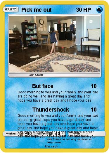 Pokemon Pick me out