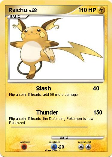Pokemon Raichu
