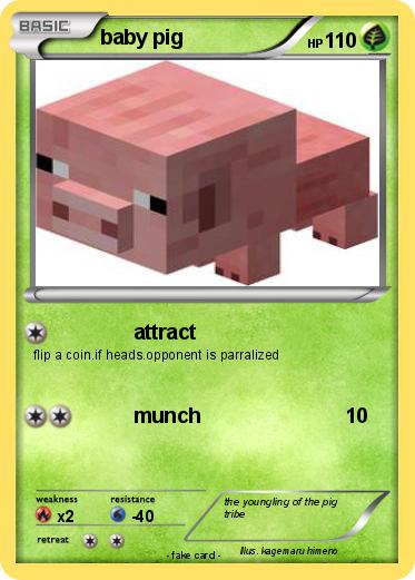 Pokemon baby pig