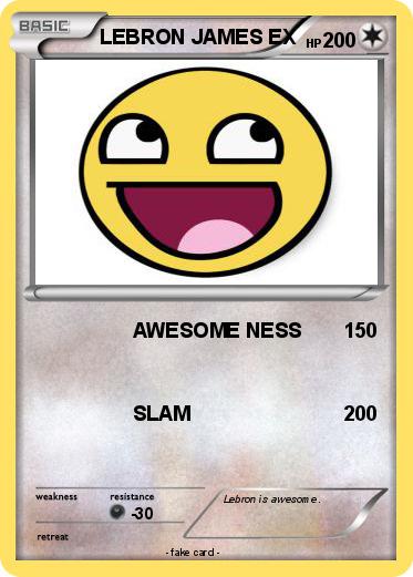 Pokemon LEBRON JAMES EX