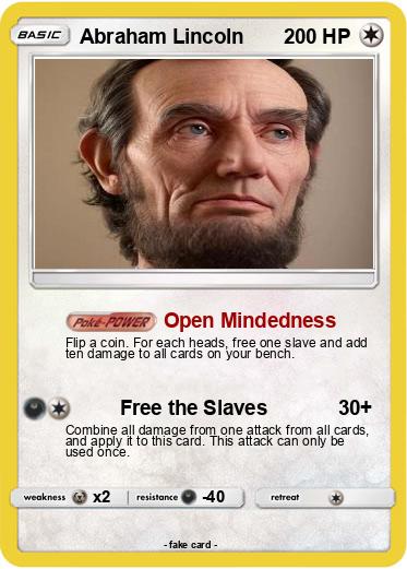 Pokemon Abraham Lincoln