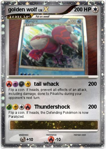 Pokemon golden wolf