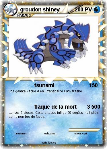 Pokemon groudon shiney