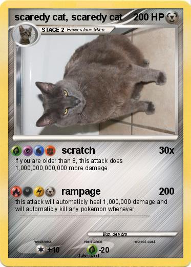 Pokemon scaredy cat, scaredy cat