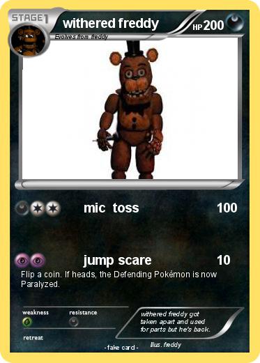 Pokemon withered freddy