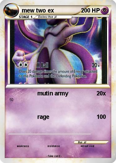 Pokemon mew two ex
