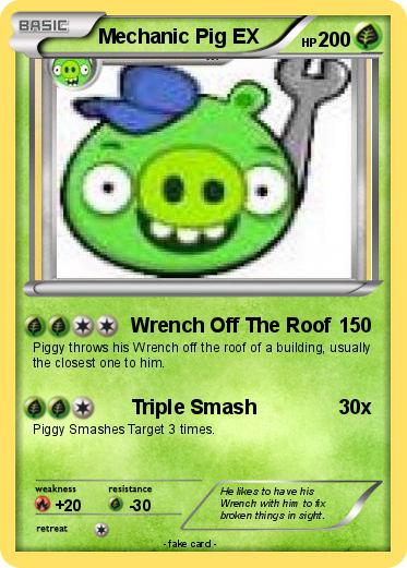 Pokemon Mechanic Pig EX