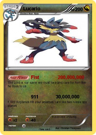 Pokemon Lucario