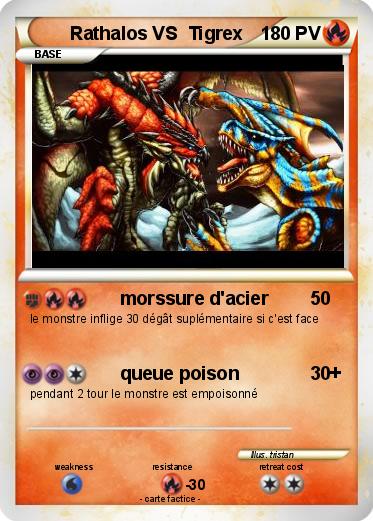 Pokemon Rathalos VS  Tigrex