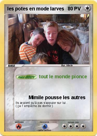 Pokemon les potes en mode larves
