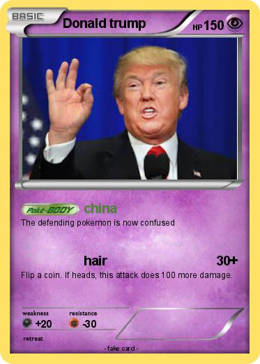 Pokemon Donald trump