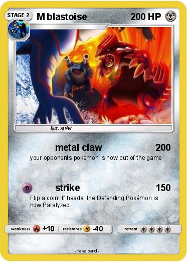 Pokemon M blastoise