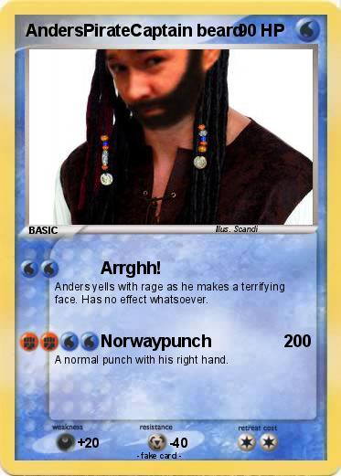 Pokemon AndersPirateCaptain beard