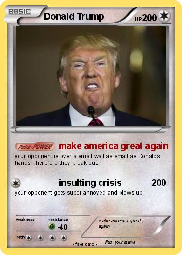 Pokemon Donald Trump