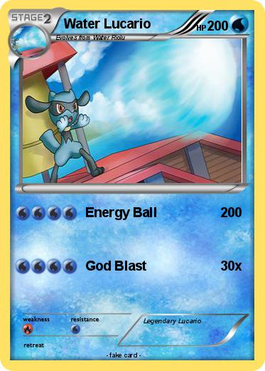 Pokemon Water Lucario
