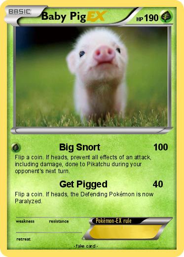 Pokemon Baby Pig