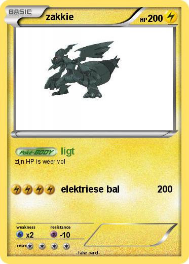 Pokemon zakkie