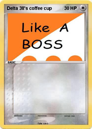 Pokemon Delta 38's coffee cup