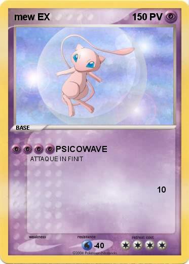 Pokemon mew EX