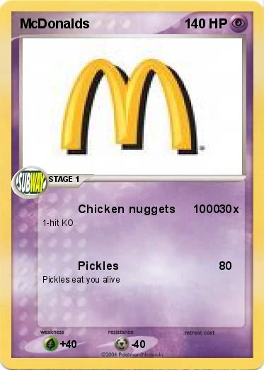 Pokemon McDonalds