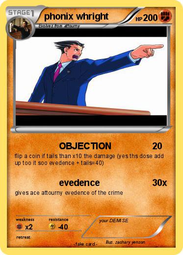 Pokemon phonix whright