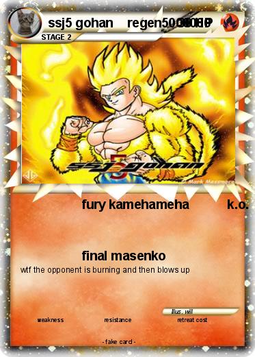 Pokemon ssj5 gohan    regen5000000