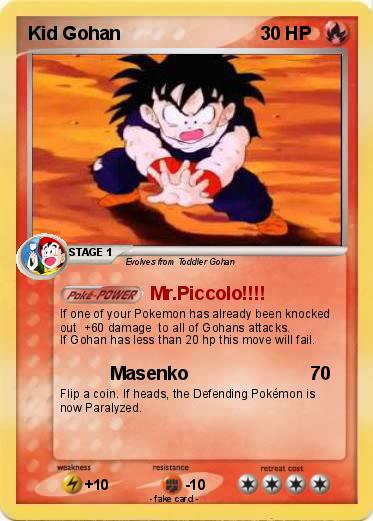 Pokemon Kid Gohan