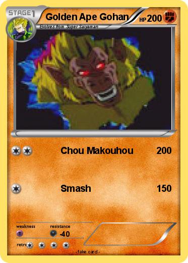 Pokemon Golden Ape Gohan