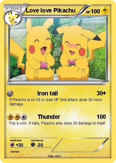 Pokemon Love love Pikachu