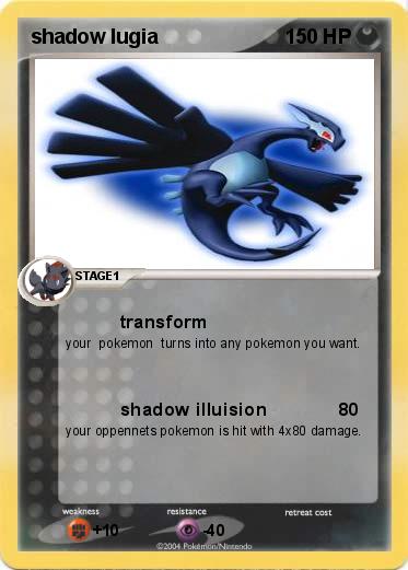 Pokemon shadow lugia