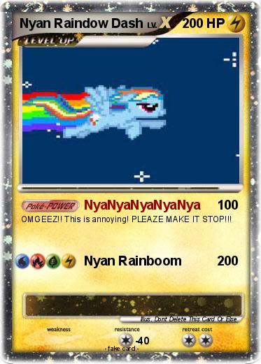 Pokemon Nyan Raindow Dash