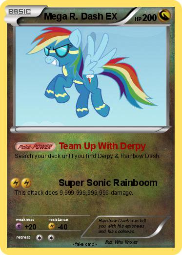 Pokemon Mega R. Dash EX