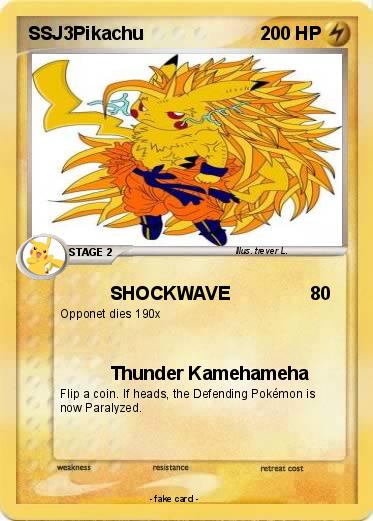 Pokemon SSJ3Pikachu