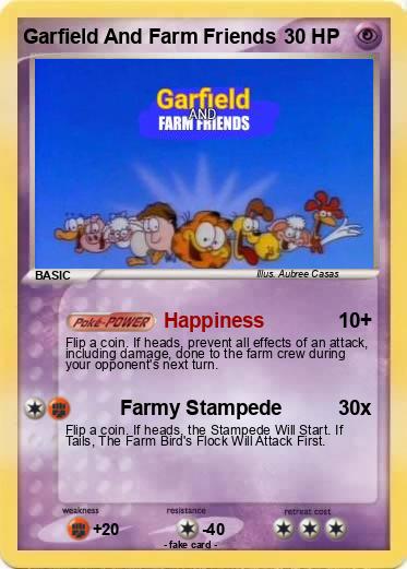 Pokemon Garfield And Farm Friends