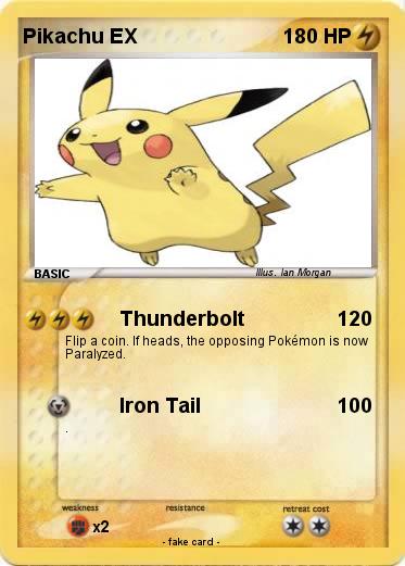 Pokemon Pikachu EX