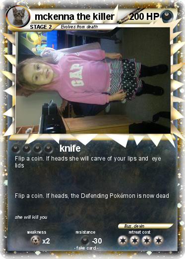 Pokemon mckenna the killer