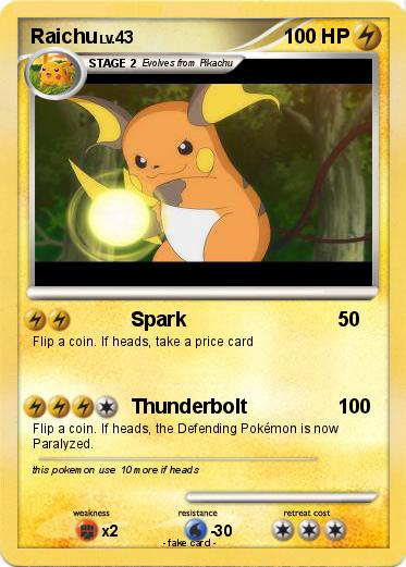 Pokemon Raichu