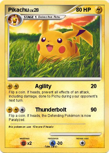 Pokemon Pikachu